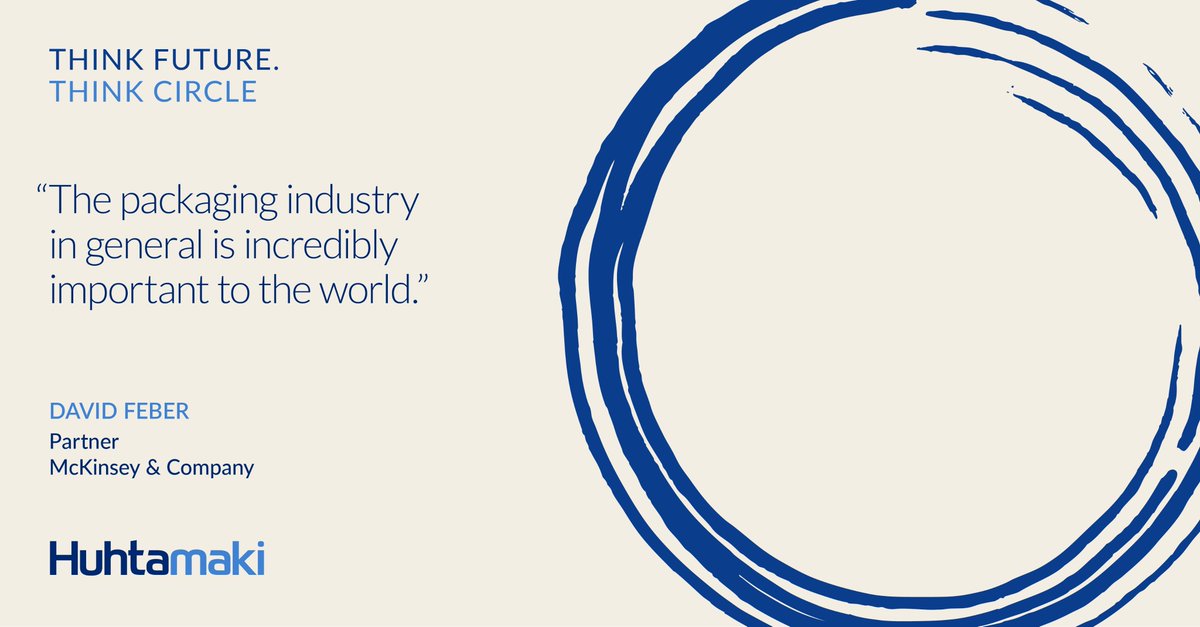 HuhtamakiGroup's tweet photo. According to David Feber, Partner at @McKinsey, the companies that will do well in the future are the ones who are right now gravitating towards fully recyclable packaging solutions.
Read the Think Circle article and join the discussion: https://t.co/uRXhFEGmrt #ThinkCircle https://t.co/1GFENvK5Uc