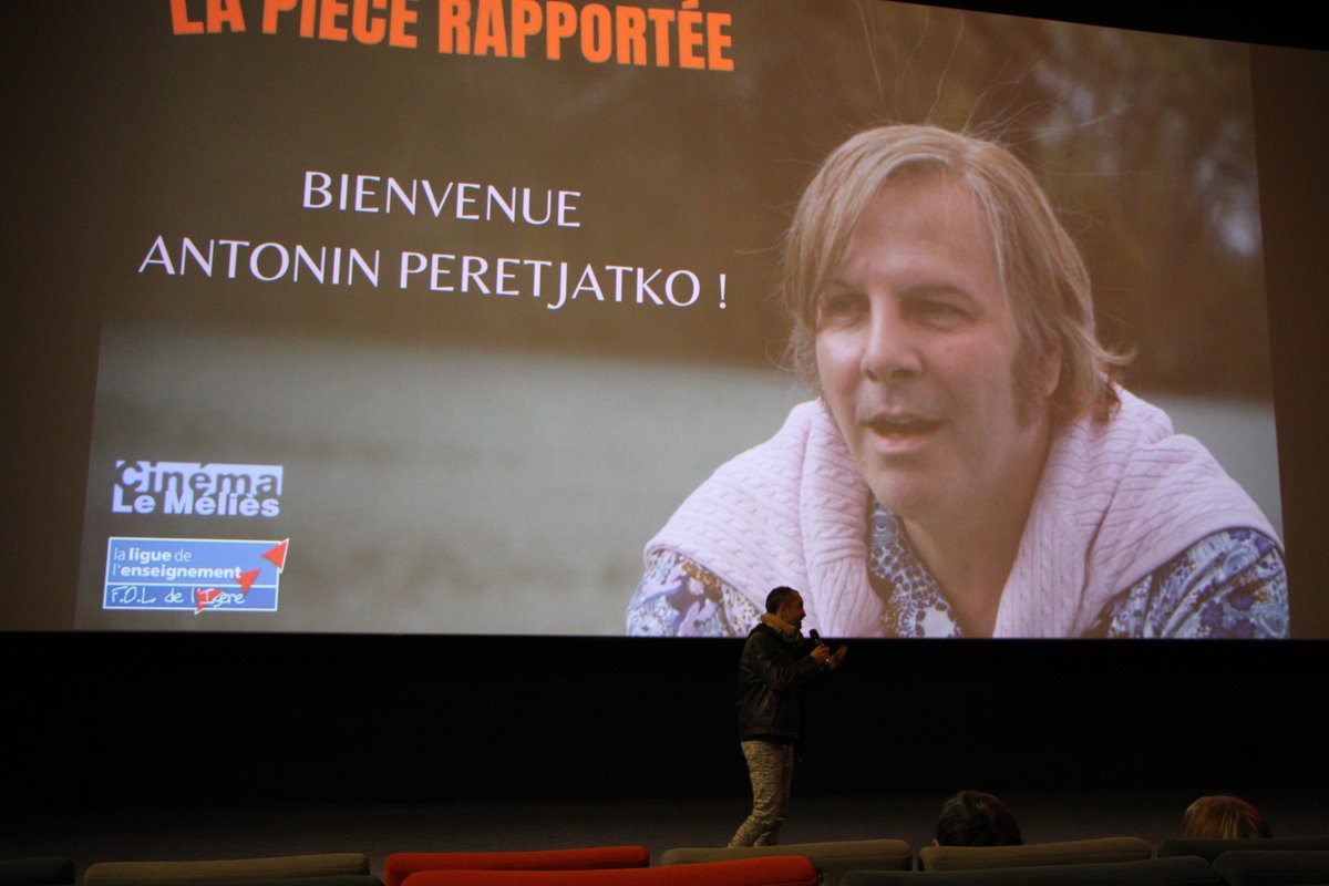 melies_38's tweet photo. Soirée placée sous le signe de l'humour et du partage avec Antonin Peretjatko pour la sortie de "La Pièce Rapportée" au Méliès !✨

cc @diaphana / @atelierdeprod https://t.co/3kVLTXN4Ja