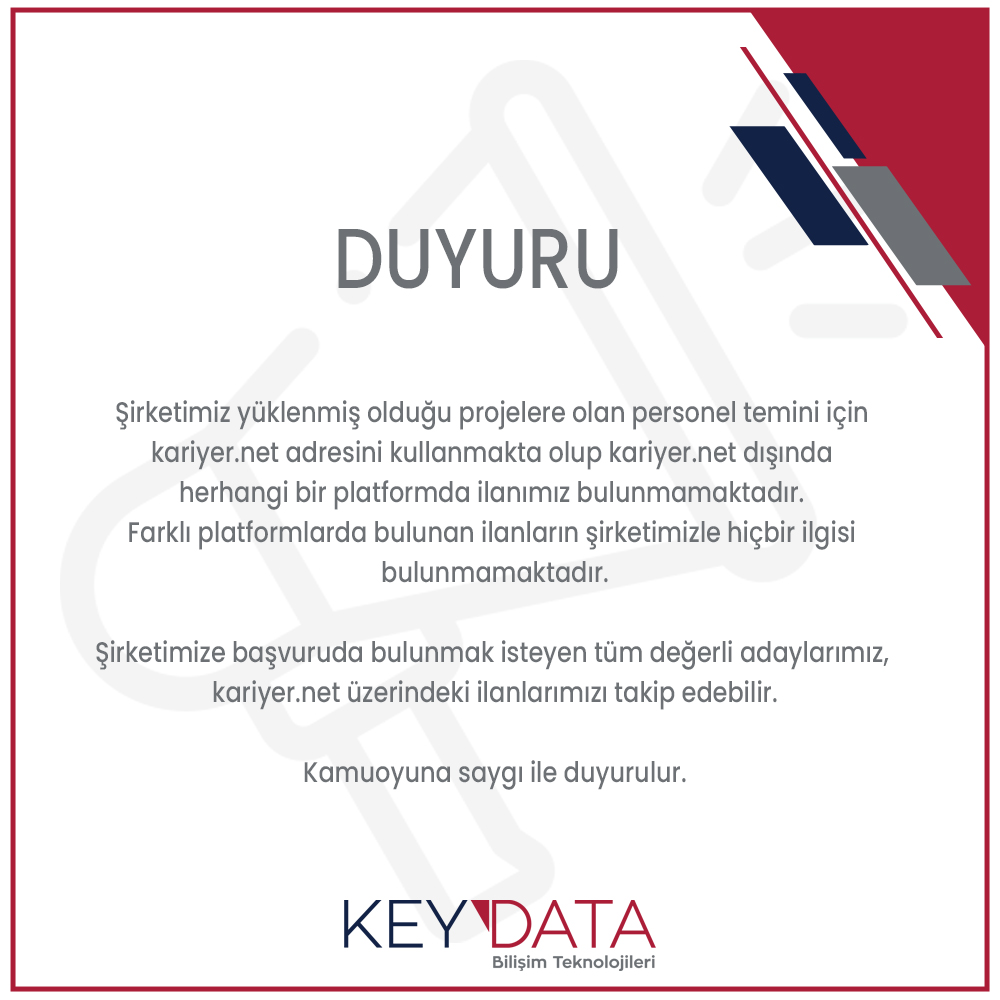 Keydata Bilgi İşlem Teknoloji Sistemleri A.Ş.