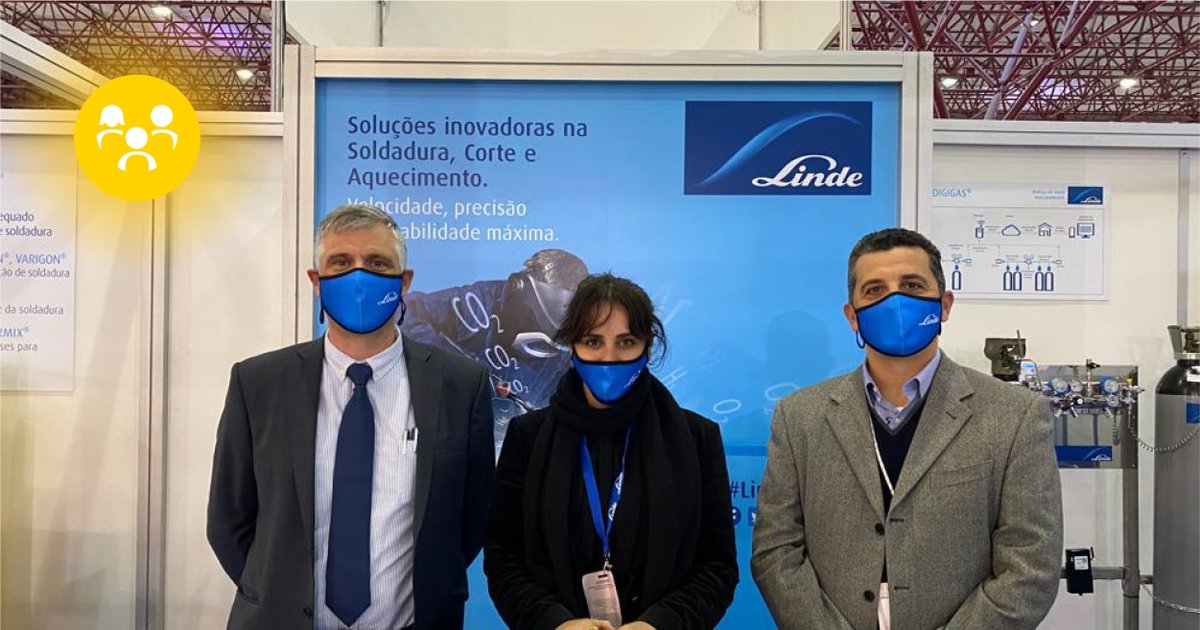 LindePortugal's tweet photo. 📢Estaremos na #EMAF até amanhã!

💙A Linde convida-o a visitar o nosso stand e a conhecer as últimas novidades como o Digigas, as novas garrafas EVOS e os sistemas Lindoflamm. Pode ainda ver uma demonstração ao vivo do sistema Cryoclean com Dry Ice em colaboração da @coldjet https://t.co/S0A9oPKF5e
