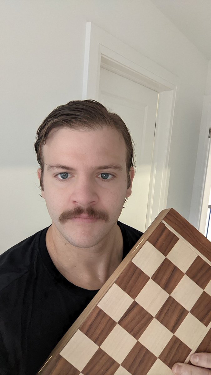 mik3MP's tweet photo. The only thing stronger than my moustache is Magnus' end game. #C24Live https://t.co/U2GBXS2BOJ