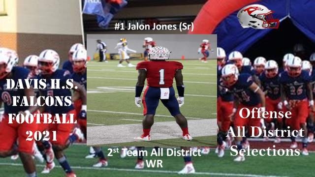Congratulations to Jalon Jones for earning 14-6A All District Receiver Second Team.  #Flyboz