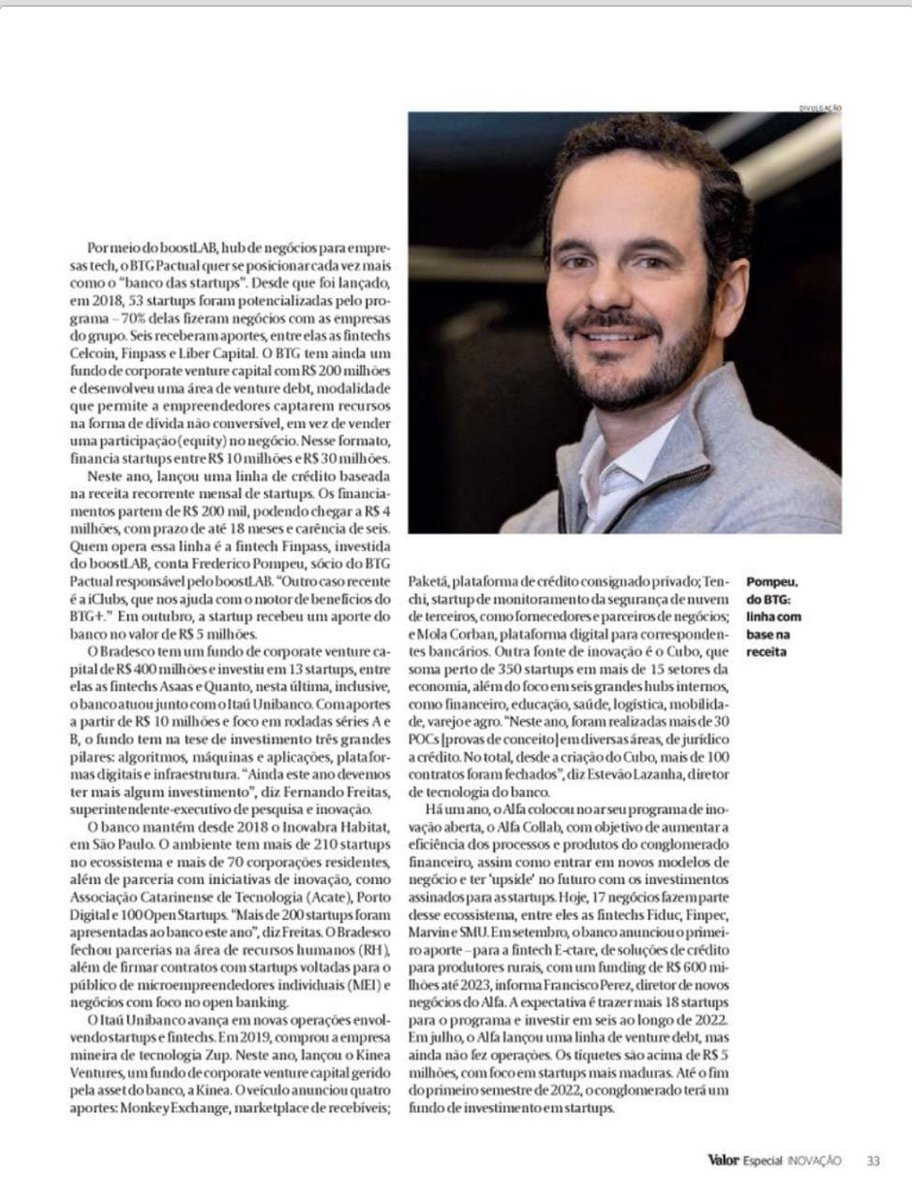 A 100 OS está no especial de inovação do Valor, com a citação da parceria com o inovabra

#inovação #openstartups