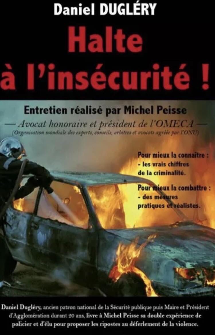 Mon livre "Halte à l'insécurité" aux Éditions St-Honoré montre les failles de notre continuum de sécurité qui menacent l’unité nationale. Il propose des solutions pour restaurer l’autorité de l’Etat, ciment de nos libertés.
#autorité #État #police #gendarmerie <a href="/EmmanuelMacron/">Emmanuel Macron</a>