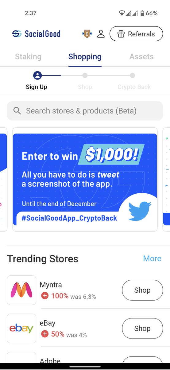 manowar1995's tweet photo. @SocialGood_Inc 
#SocialGoodApp_CryptoBack 
Loved the App.... $SG 🚀🚀🚀 https://t.co/eFyGzbDVjv