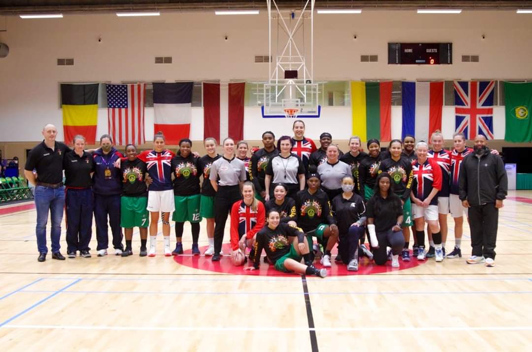 rafbasketball's tweet photo. History has been made at IBT SHAPE with all players and referees on court being female. Congratulations to all involved for this milestone in the sport!

@ArmyBasketball @RoyalNavy
#Basketballhistory #Basketball #girlpower #femaleempowerment https://t.co/V8hOsYBrFz
