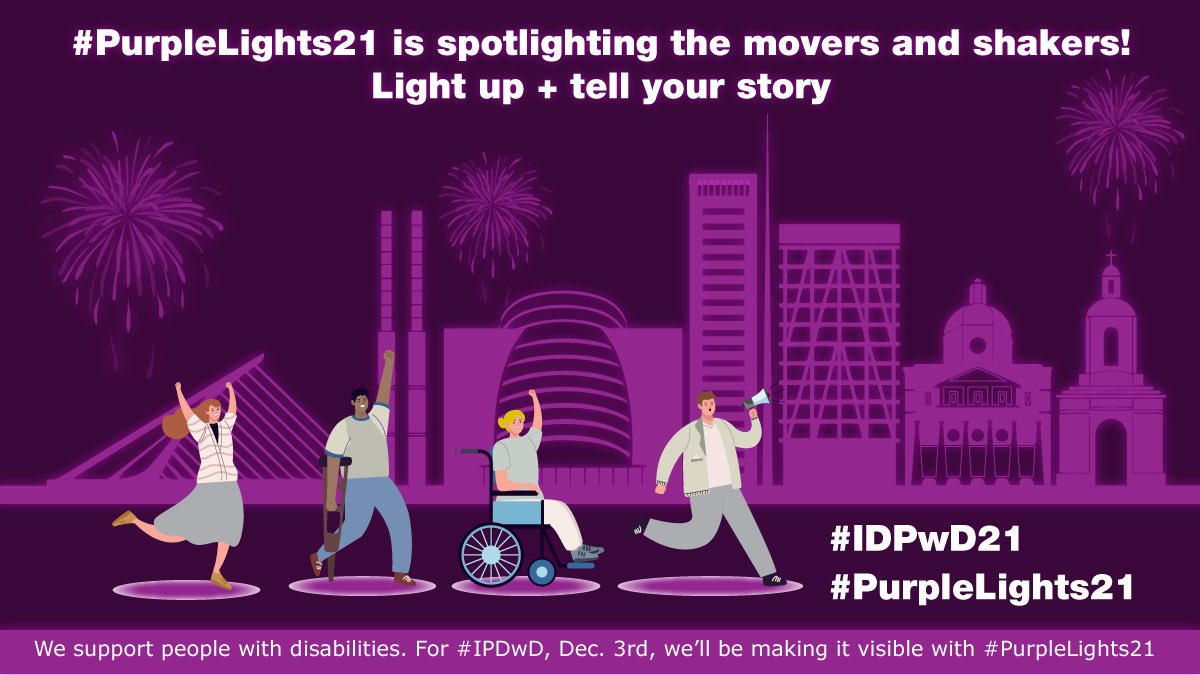 03 December is #IPDwD #IPDwD21 #PurpleLights21 day.
Dublin City #PPN supports people with disabilities.
#volunteering #community #socialinclusion #environment