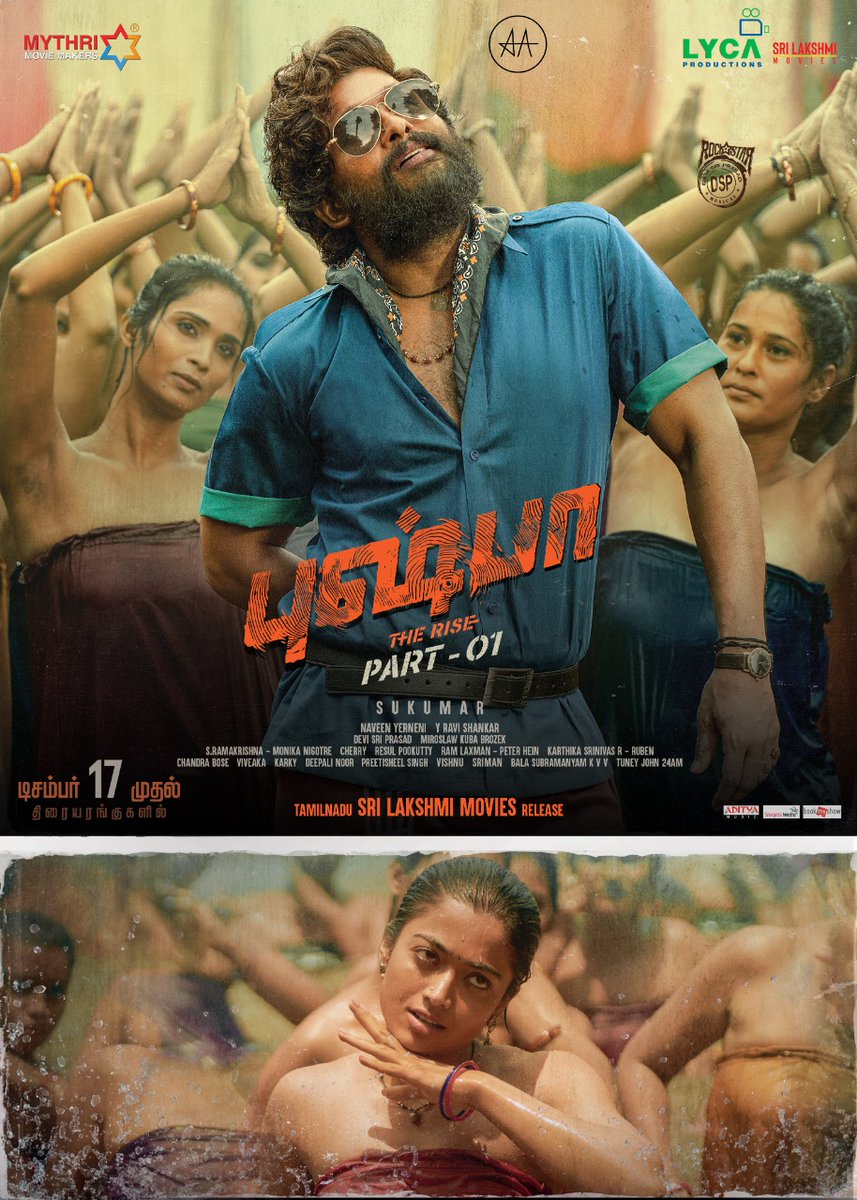 cinemarasigan25's tweet photo. #Pushba Tamil posters 💥💥
#AlluArjun #RashmikaMandanna #FahadhFaasil
December 17 worldwide Theatrical Release. https://t.co/UHUf7xOUmP