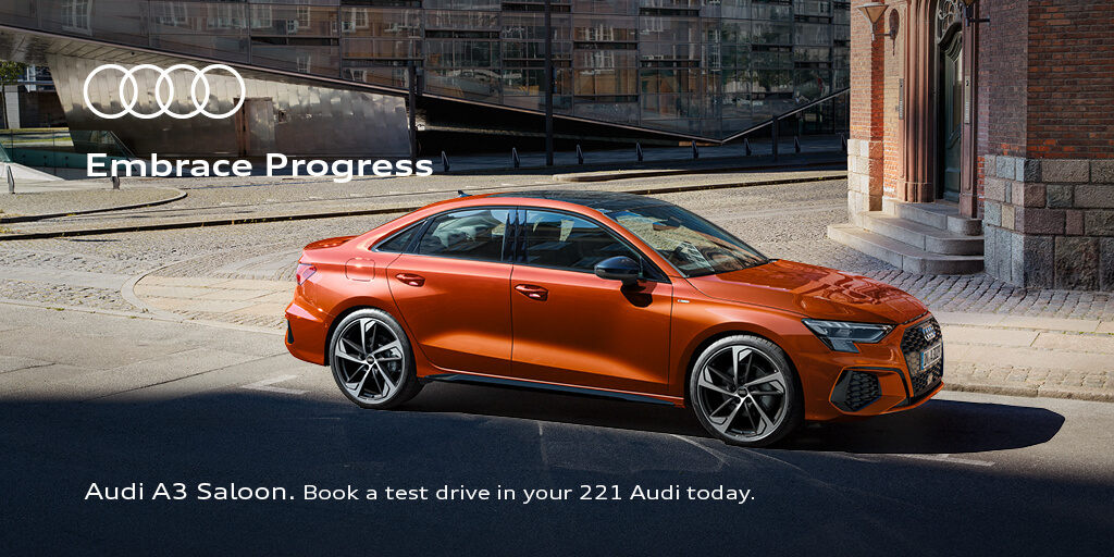 AudiCentre's tweet photo. Embrace Progress with the Audi A3 Saloon. 
Book your 221 test drive today at Audi Centre. Enquire online at https://t.co/IcscWfHMMp or call us on 01 9026895. 
#AudiIreland #Audi https://t.co/L0vNudyDkc
