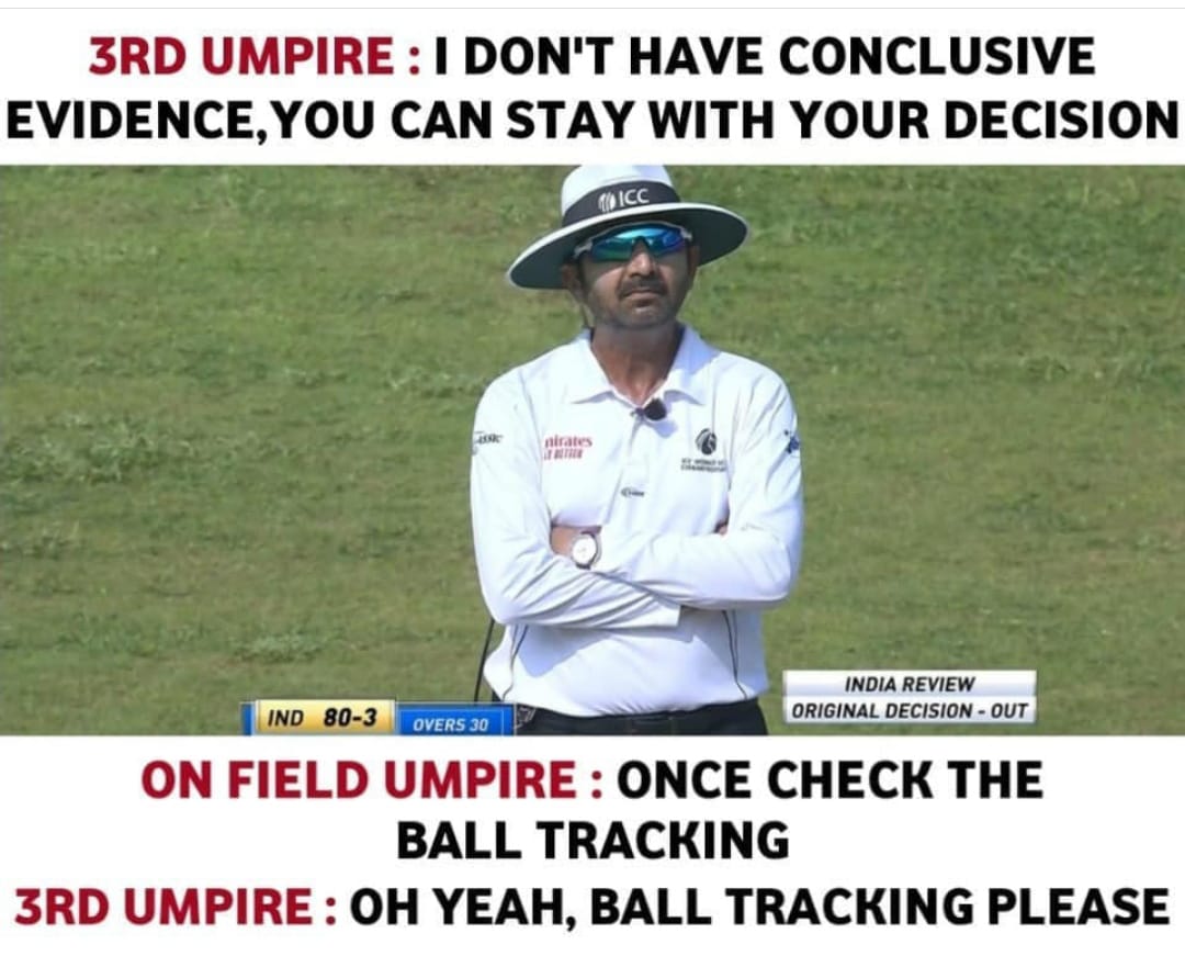 Hungrychompcho2's tweet photo. Virender Sharma🌚
Lol umpiring 🥲
#indiavsnz https://t.co/Qqn8eTZqOq
