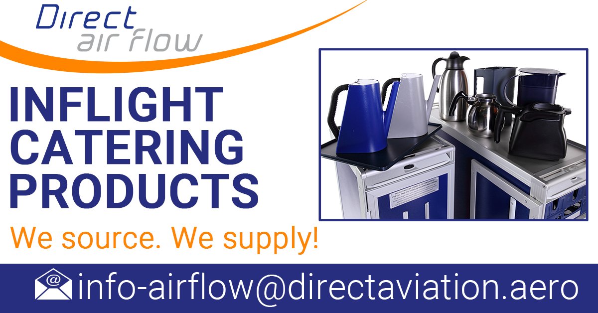 AirlineSupplier's tweet image. Airlines - Looking for inflight products for your catering operations? We can help! airline-suppliers.com/supplier-press… #DirectAirFlow #InflightCatering