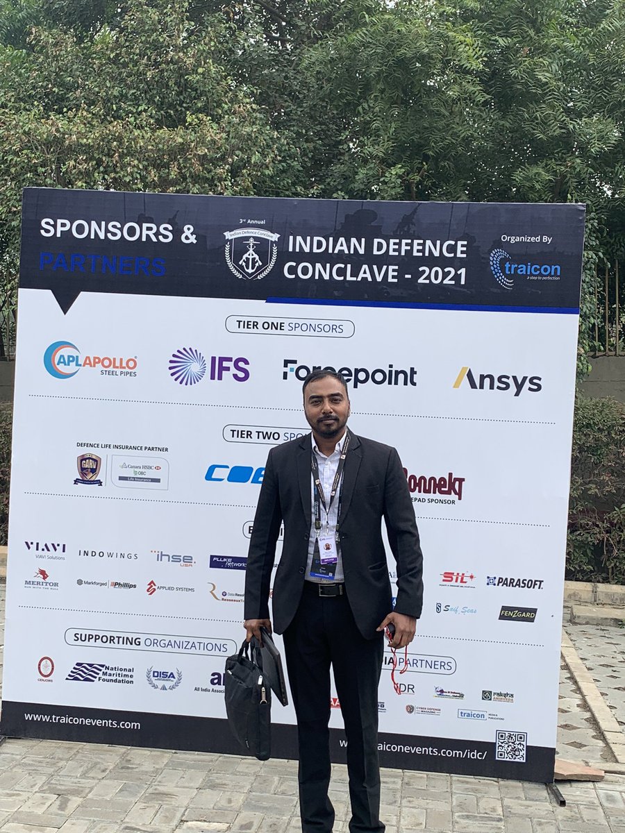 Sunder_SG's tweet photo. Indian Defense conclave 2021, IFS is the Tier 1 sponsor https://t.co/LKp19UEBOr