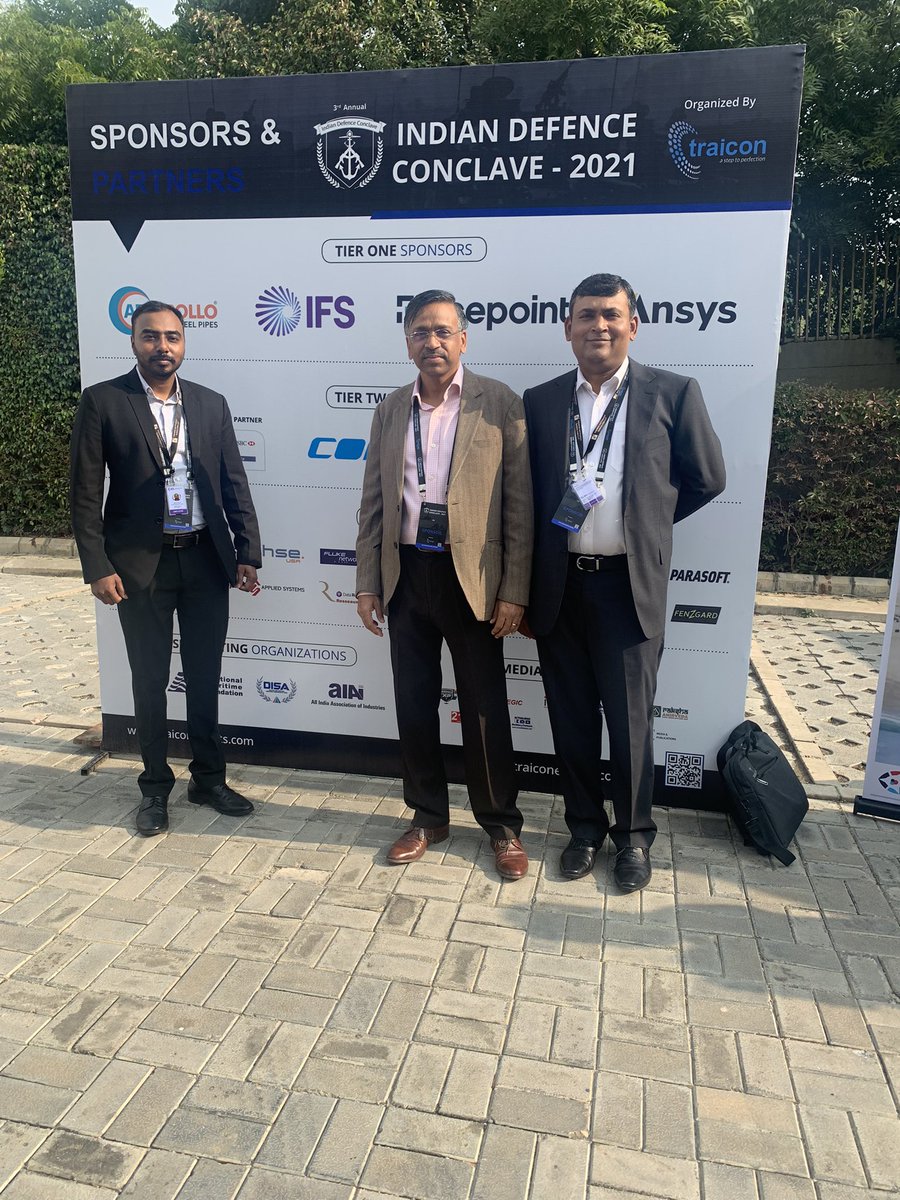 Sunder_SG's tweet photo. Indian Defense conclave 2021, IFS is the Tier 1 sponsor https://t.co/LKp19UEBOr