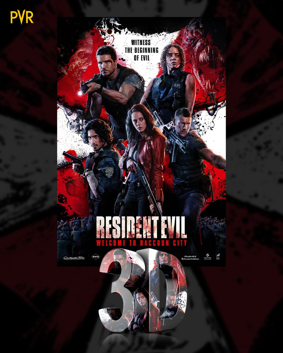 _PVRCinemas's tweet photo. GET READY to Experience a new strain of Evil in #ResidentEvil: #WelcomeToRaccoonCity in 3D
NOW SHOWING. Book your tickets now! https://t.co/9XRc1p9XaU
#3dAtPVR #PVR3D #pvr #residentevil #claireredfield #chrisredfield #residentevilmovie #zombies #capcom #kayascodelario https://t.co/hPjIZQPv1X