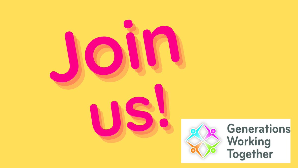 Become a member of GWT today. Membership entitles you to free training, support, and news about funding. Free and reduced memberships are currently available. generationsworkingtogether.org/membership/