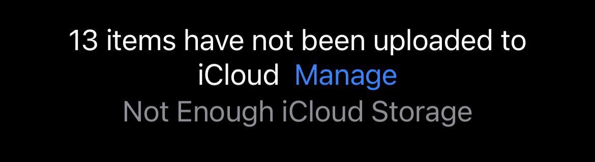 Missrosethorne's tweet photo. @Apple 

Any idea what’s going on with my iCloud back up?

#icloud #backup https://t.co/KObXgH3UNO