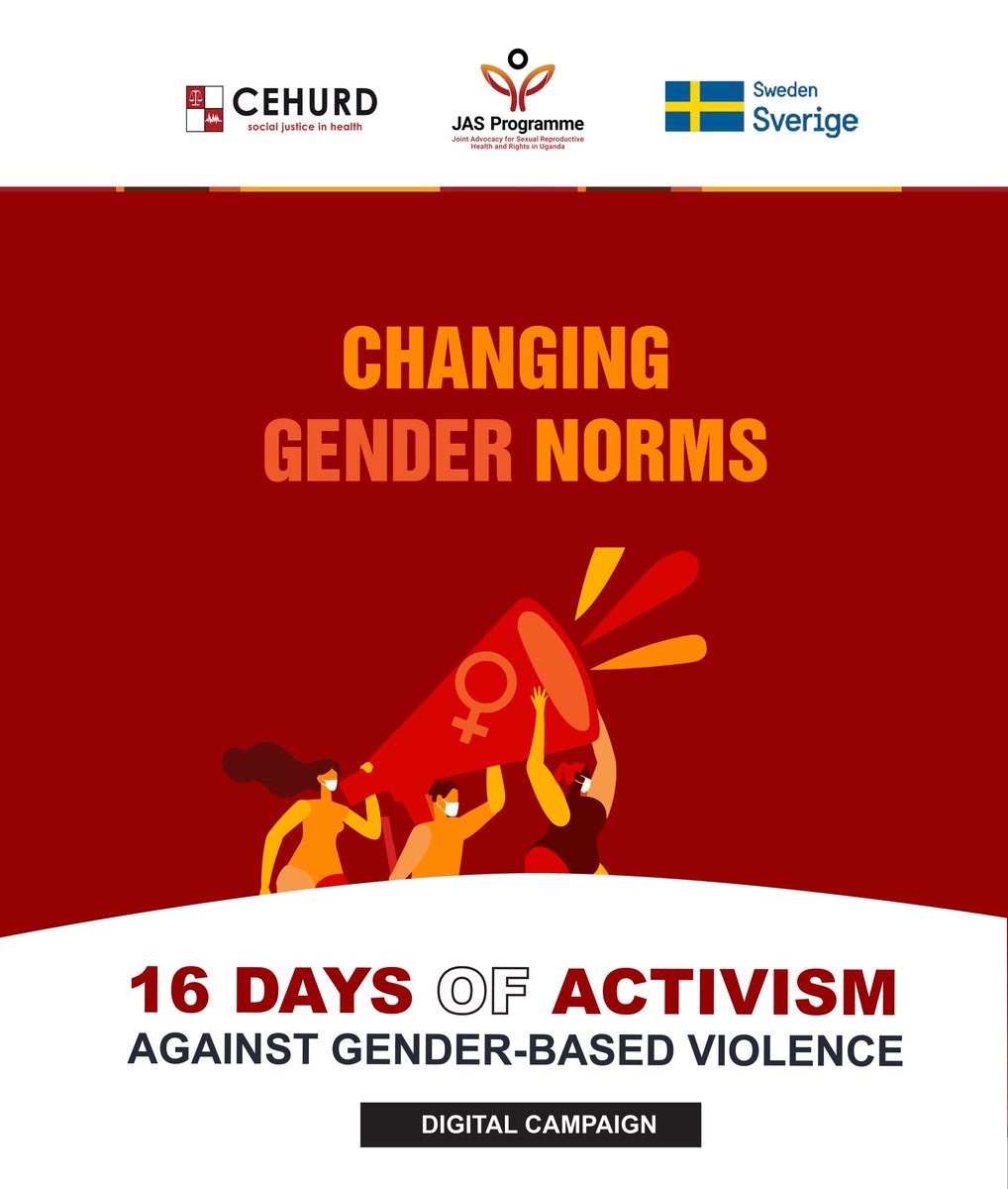 📢 Gender-based violence (GBV) is rooted in inequality and harmful gender roles and norms!

Reject the norms, beliefs and behaviours that excuse, justify or condone violence and inequality.

#16Days #16DaysOfAccountability #From16To365