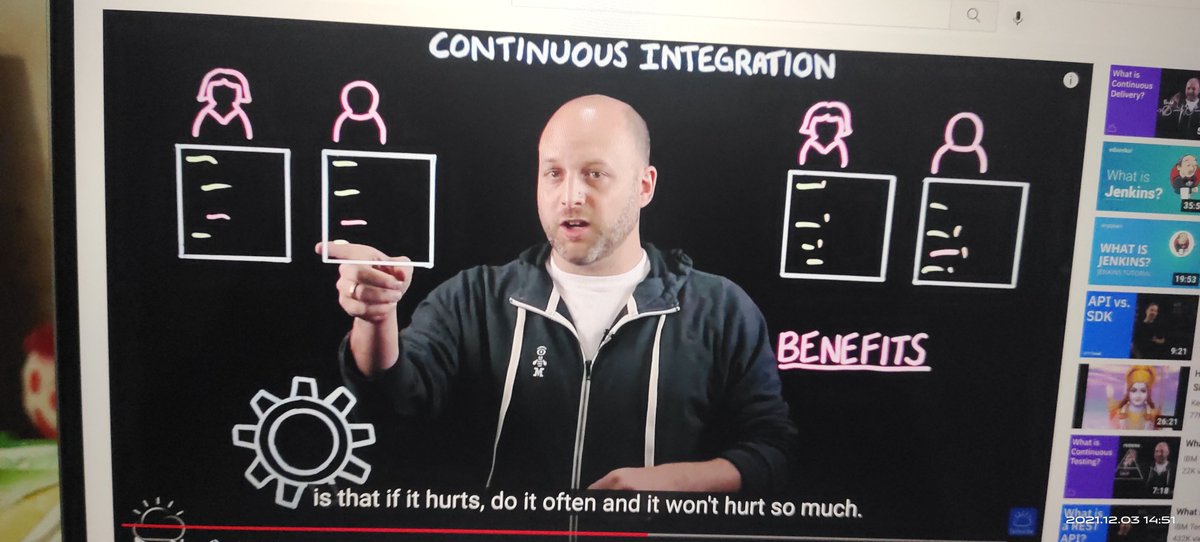 arvind4gl's tweet image. If it hurts do it often and it won't hurt so much.
#continuous_integration #cicd #code_conflict #habit