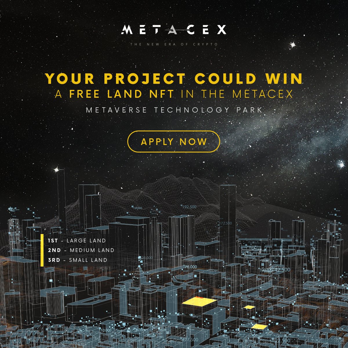 MetaverseCex's tweet photo. $1,000 Twitter #Giveaway by #MetaCex 

1. Follow @MetaverseCex
2. Like &amp; retweet https://t.co/1PMZcxweyA
3. Like &amp; retweet https://t.co/srr8ozYFIr
4. Like &amp; retweet https://t.co/7kp2H1Z1Uf
5. Like &amp; retweet this post

1 winner will be picked on Dec. 10th 

#Metaverse #NFT https://t.co/xnf9xzpqyX
