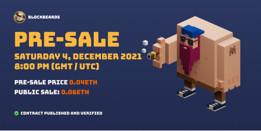 blockbeards's tweet photo. 🚀🚀🚀Pre-sale starts soon!!!
#NFT #NFTs #NFTdrops #NFTCommunity #nftcollectors #NFTcollection https://t.co/VbCAv0UJ2Q