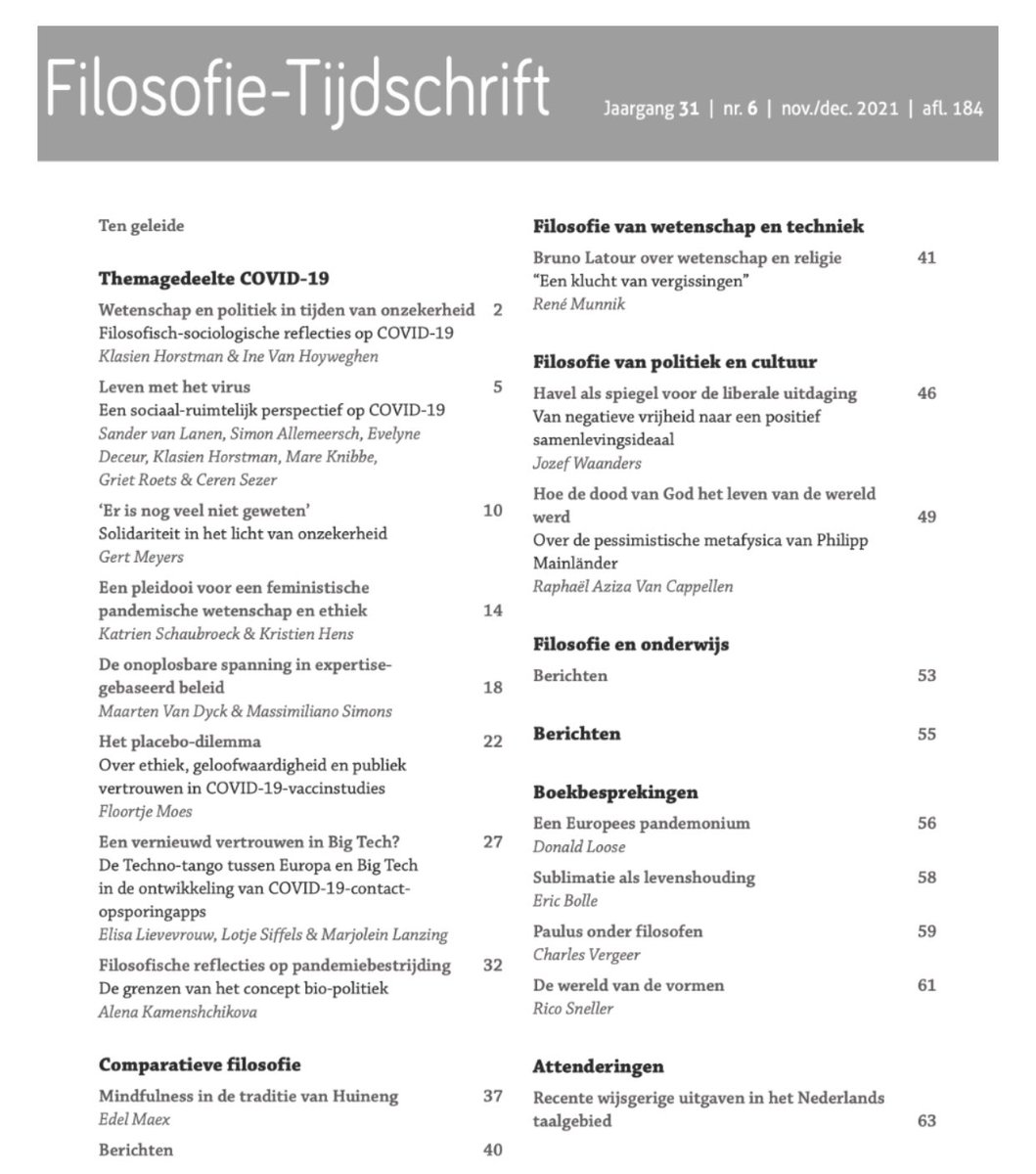 ine van hoyweghen (@hoyweghen_i) on Twitter photo Onze bundel over āWetenschap, politiek en ethiek van #COVID-19ā in Filosofie Tijdschrift is uit. Met o.a. @klasienhorstman <a href="/SandervanLanen/">Sander van Lanen</a> @MassSimons <a href="/GertMeyers/">Gert Meyers</a> <a href="/KatrienSchaubr/">Katrien Schaubroeck</a> @kristienhens <a href="/elisalievevrouw/">Elisa Lievevrouw</a> <a href="/LotjeSiffels/">Lotje Siffels</a> <a href="/AlenaKamenshchi/">Alena Kamenshchikova</a> <a href="/HSS_KULeuven/">Humanities & Social Sciences Group KU Leuven</a>
researchgate.net/publication/35⦠Onze bundel over āWetenschap, politiek en ethiek van #COVID-19ā in Filosofie Tijdschrift is uit. Met o.a. @klasienhorstman <a href="/SandervanLanen/">Sander van Lanen</a> @MassSimons <a href="/GertMeyers/">Gert Meyers</a> <a href="/KatrienSchaubr/">Katrien Schaubroeck</a> @kristienhens <a href="/elisalievevrouw/">Elisa Lievevrouw</a> <a href="/LotjeSiffels/">Lotje Siffels</a> <a href="/AlenaKamenshchi/">Alena Kamenshchikova</a> <a href="/HSS_KULeuven/">Humanities & Social Sciences Group KU Leuven</a>
researchgate.net/publication/35ā¦