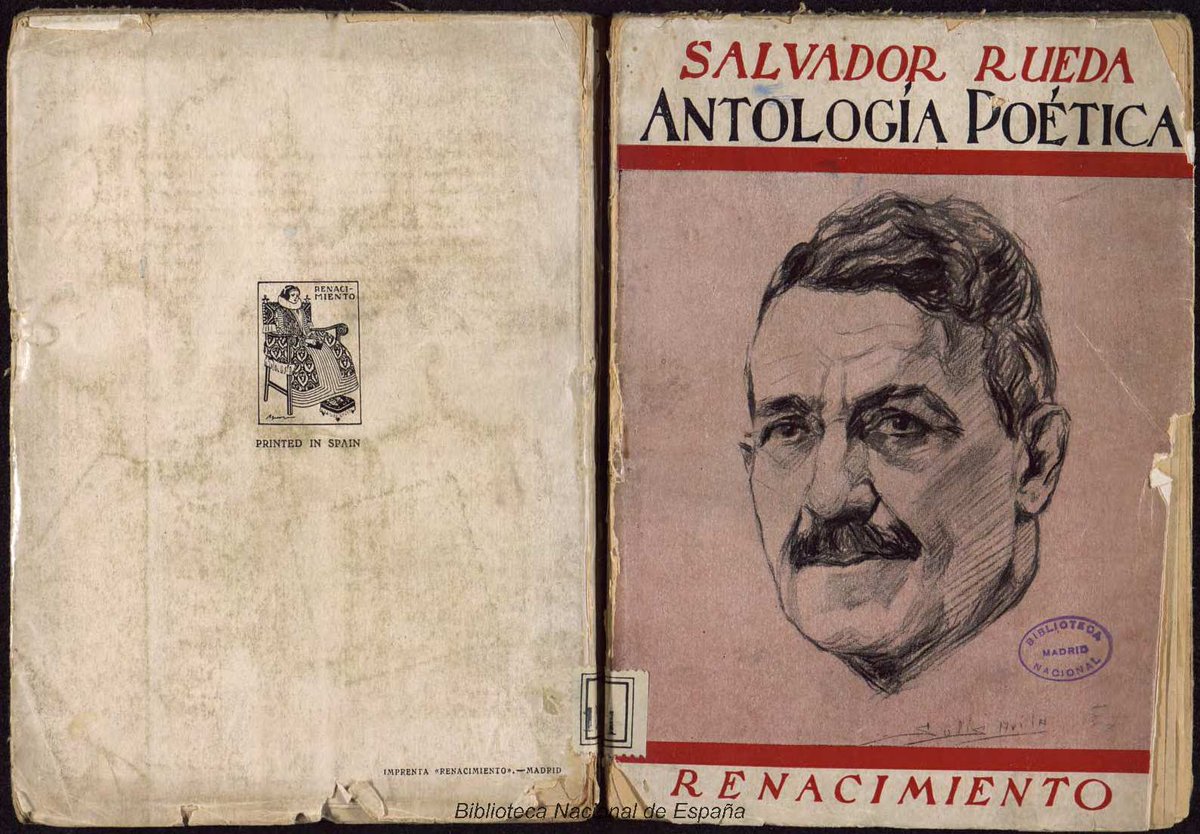 BNE_biblioteca's tweet photo. #TalDíaComoHoy de 1857 nace Salvador Rueda, periodista y poeta, precursor español del modernismo. Su estética literaria renovadora influyó notablemente en poetas como Juan Ramón Jiménez. Sus obras pueden consultarse en la Biblioteca Digital Hispánica.

👉  https://t.co/42p5OjkZp6 https://t.co/HtHHbR5qUU