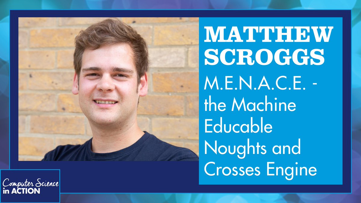 edu_in_action's tweet image. First up, @mscroggs teaches us about machine learning through noughts and crosses using MENACE! #ComputerScienceInAction #inspiration #alevels2022