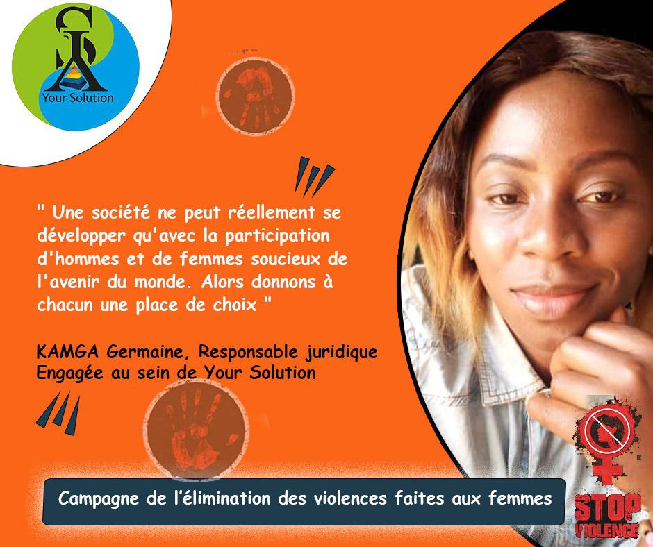 🛑🛑🛑
16 jours d'activivisme contre les violences faites aux femmes 

Donnons à chaque femme une place de choix pour le développement de nos communautés 

#16joursdactivisme #StopAuxViolencesFaitesAuxFemmes #santé #mentale #Orangerlemonde #yoursolution