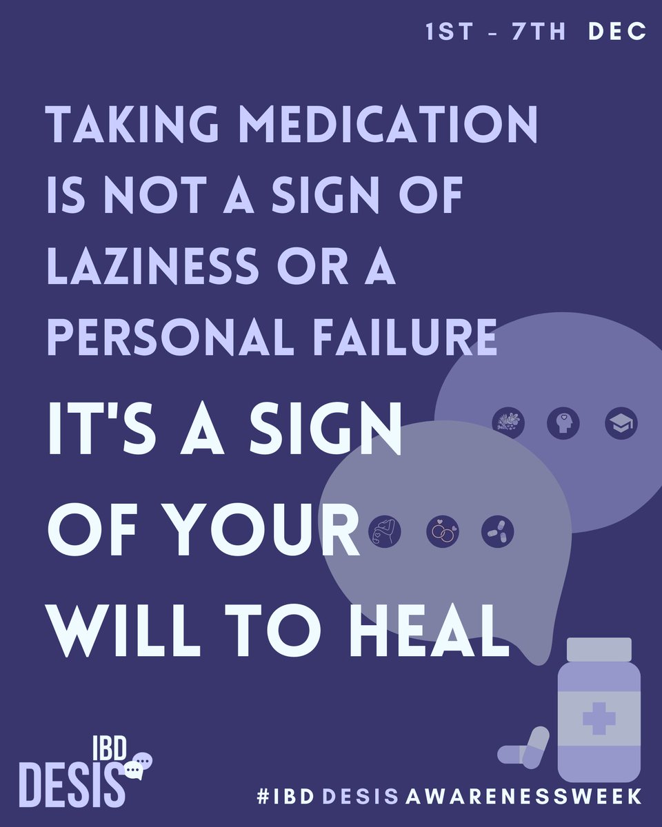 ibdesis's tweet image. Day 3 #CCAwarenessWeek

The use of effective therapies to manage #IBD can be a contested conversation in our #SouthAsianIBD community. 

A common myth is that IBD is caused by poor #diet &amp;amp; lifestyle. At #IBDesis, we aim to change this &amp;amp; empower patients to trust medical advice 💪🏽