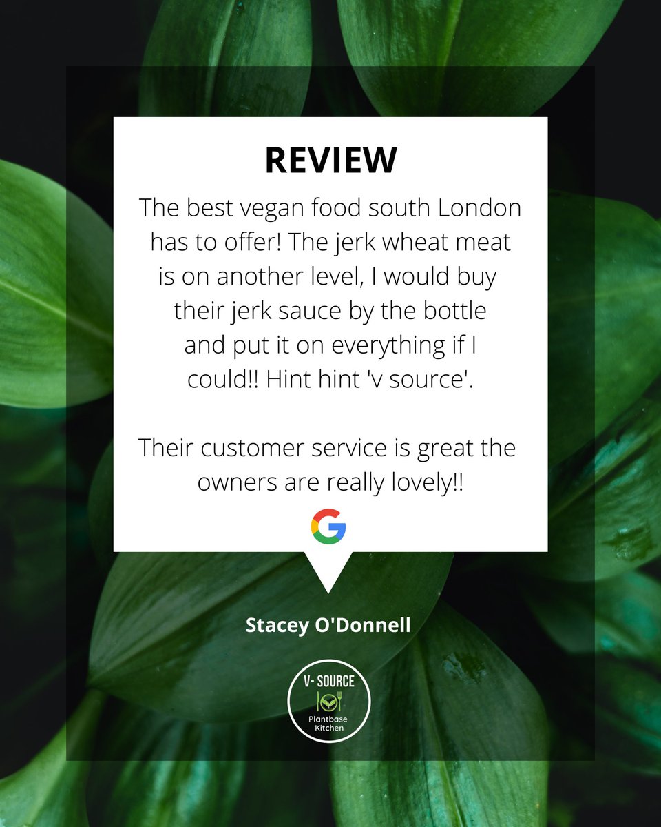 vsourcekitchen's tweet photo. Take it from Stacey… We’re called V-Source for a reason! 🙌🏼

We are OPEN from 10AM - 9PM ⏰ 

To order directly to the shop please call: 07424 714780 ☎️ 

If you fancy a delivery straight to your door pop onto our online portals 💻:

 #vsource #dulwhich #brixton #mealprep https://t.co/QL81Jg3Xej