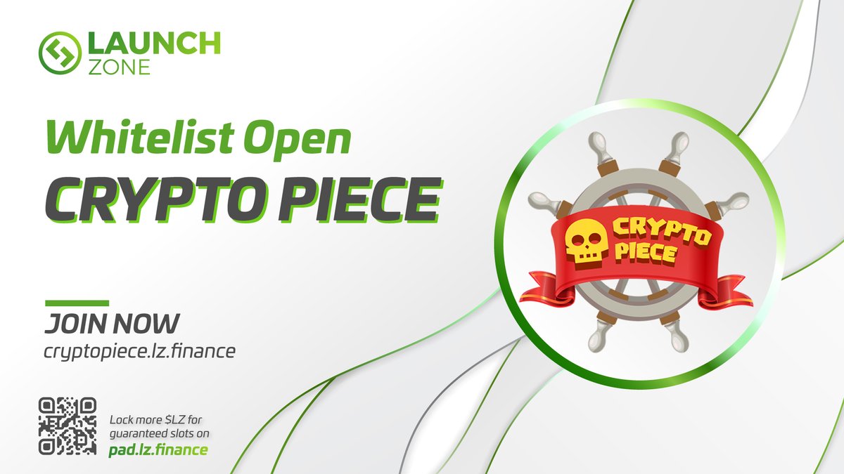 🌸 Gear up everyone 🌸

The Whitelist Registration for @CryptoPieceNFT is open now 🤩

🗓Save the date

🔸Opening: 4:30 PM UTC on Dec 3, 2021
🔸Closing: 8 hours before IDO starts

Let's go to Mars together. Join now👇
cryptopiece.lz.finance