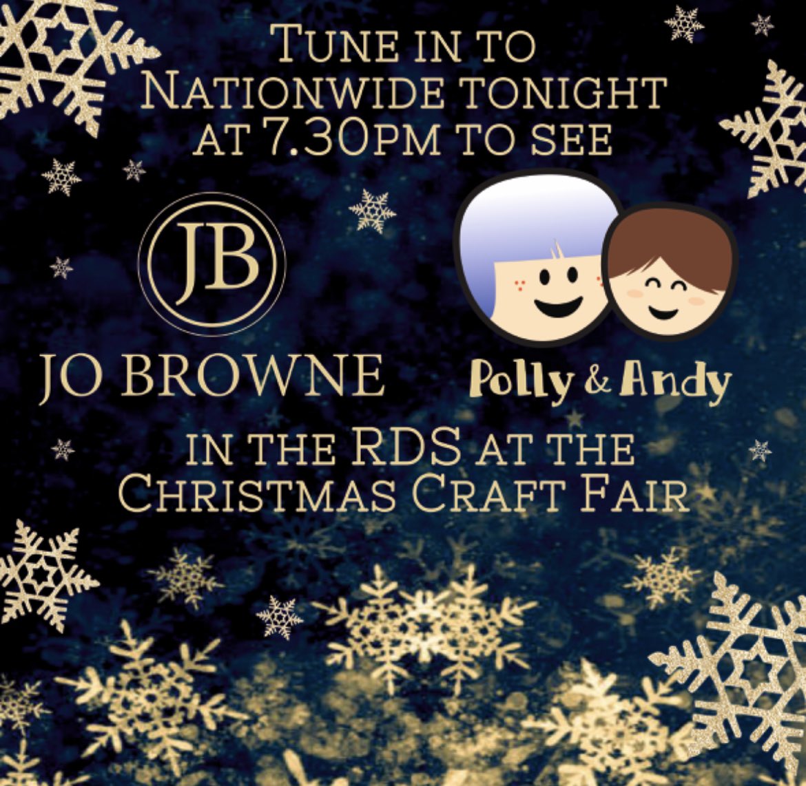 Jo_Browne's tweet photo. Tune in to @RTENationwide tonight to see @Jo_Browne @PollyandAndy with @abcassin @CarlowLEO @DCCIreland at the Rds #Tonight https://t.co/lLFhWytNFA