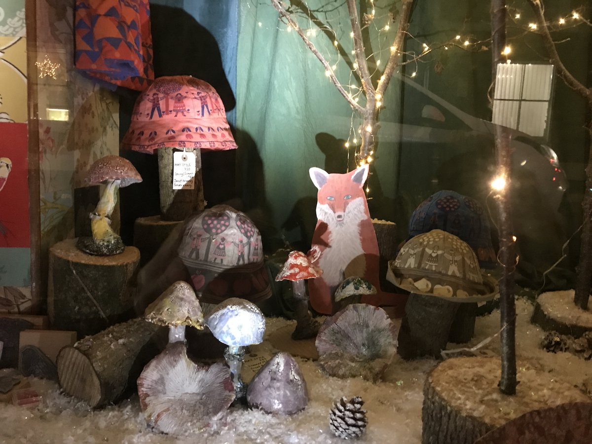 A wonderful opening night for the Clothkits children’s clothes display- available to view until 7th January