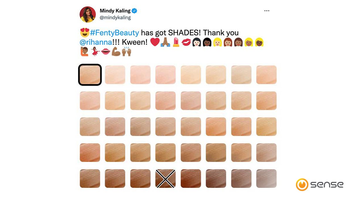 Rihanna’nın kozmetik markası #FentyBeauty, sosyal dinlemenin gücünü keşfettikten sonra siyahi kadınların cilt tonlarına uygun renklerin olduğu yeni bir fondöten çıkardı. Sonra ne mi oldu? 
👉bit.ly/KimiDinliyorsu… 
#Sense