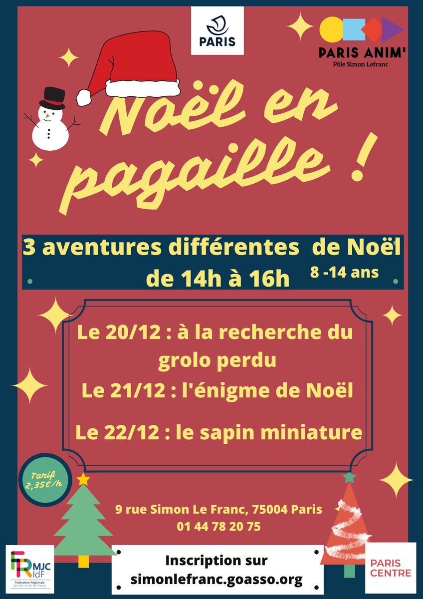 3 aventures de Noel au Pôle Simon Le Franc. Les inscriptions sont ouvertes ! simonlefranc.goasso.org/activites?q%5B…