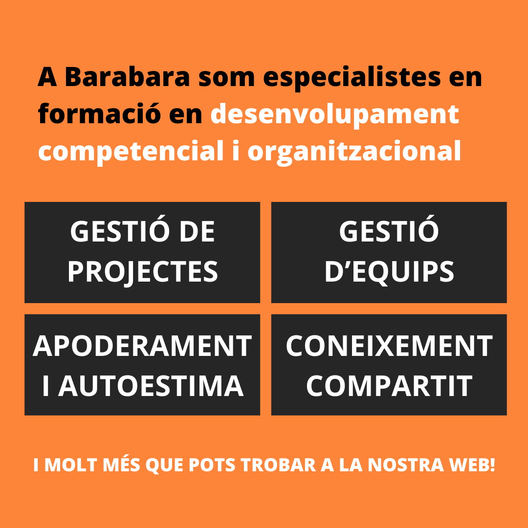 BarabaraEduCoop's tweet photo. Les competències tècniques són importants, però no oblidem les #transversals, ja que poden marcar la diferència i fer-nos crèixer laboralment i com a persones.

🟠A Barabara som especialistes en #formació en desenvolupament competencial i organitzacional.

https://t.co/mVhisobLiO https://t.co/5tgEfgpFV2
