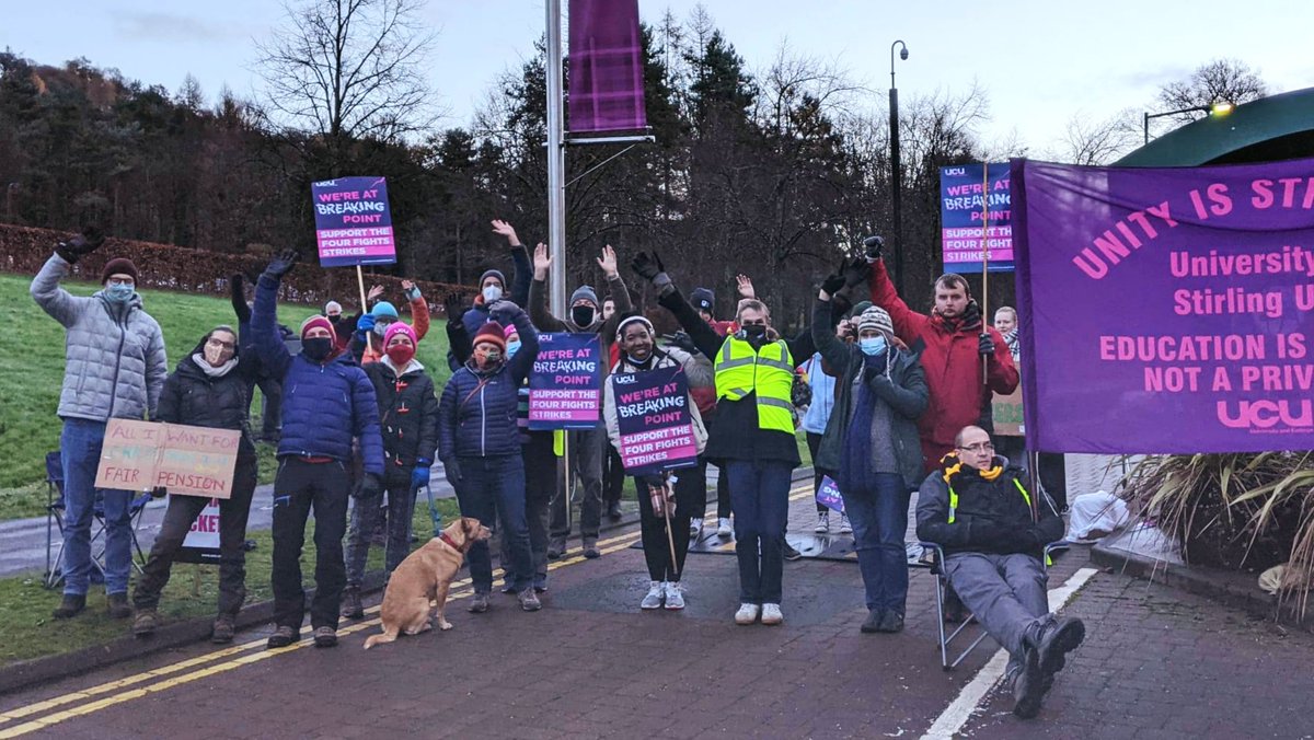 A cold, grey but cheerful morning on the picket line. Thank you to everyone who came out in person, observed the #DigitalPicket, or has otherwise supported our fight to build a better future for higher education. #UCUstrikes