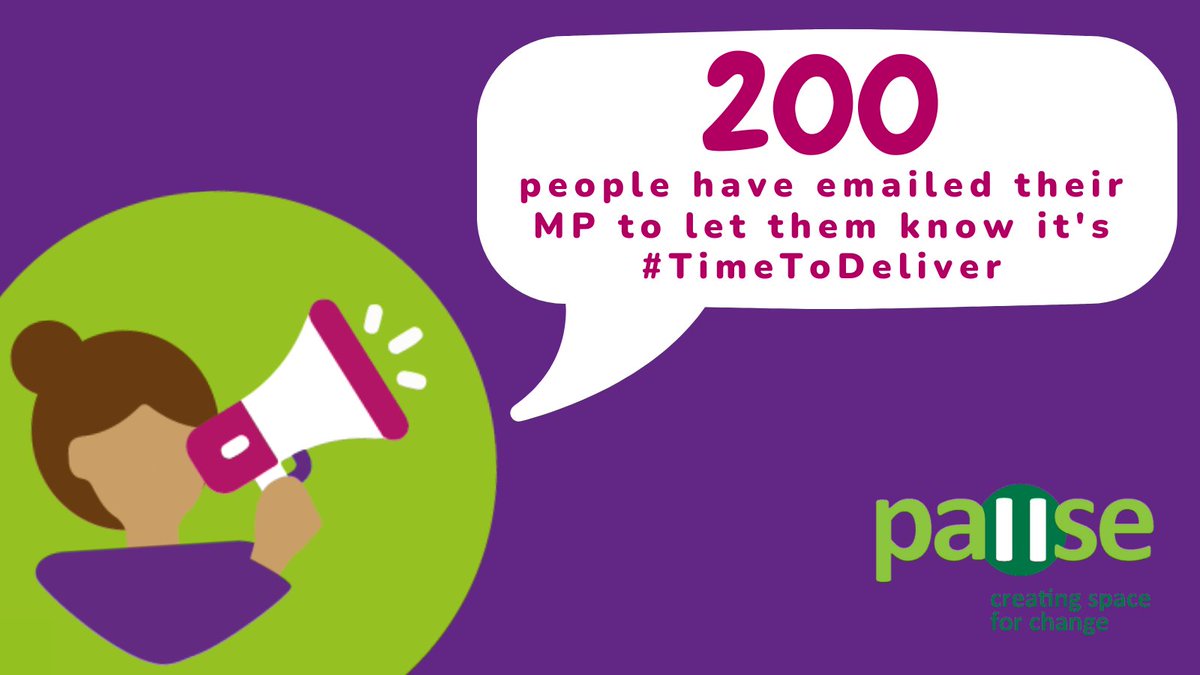 Thank you to everyone who has been making noise around our #TimeToDeliver campaign✉️📬Over 200 people have emailed their MP calling for a better letterbox contact system - and we are being heard❗️Please do continue to share any responses you receive from MPs💚