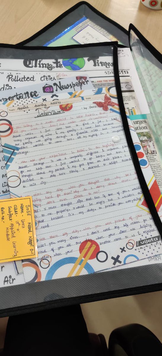 Dir_Education's tweet photo. Our Schools of Specialised Excellence (SoSE) are creating new benchmark in inculcating the spirit of multi-faceted learning amongst students.

Watch this academic portfolio of our student Umra, Editor in Chief of inhouse journal of SoSE Nand Nagri.

So proud of our students! https://t.co/rEOpXAnr9D