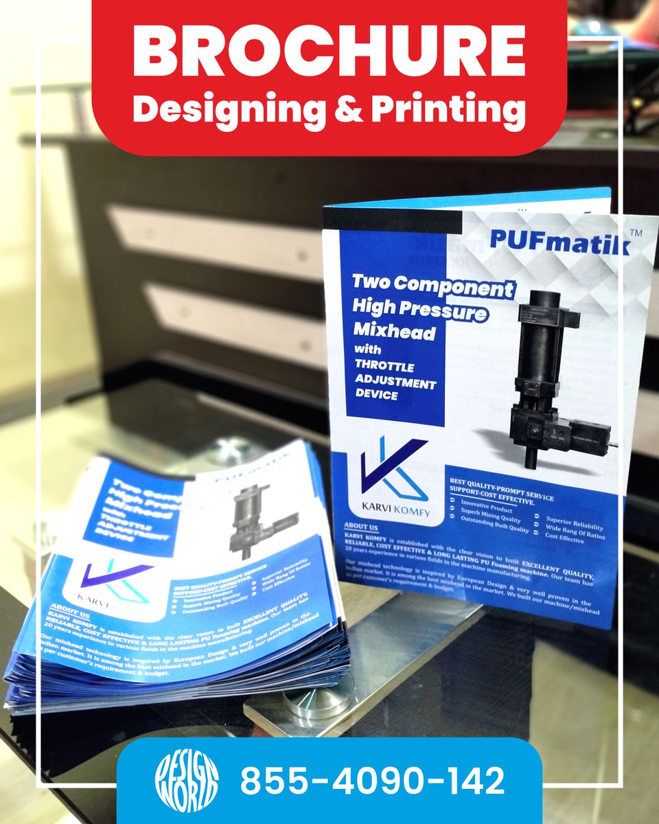 DipaliNimbalka1's tweet photo. Flaunt your products/services with attractive brochures.
Contact: Design World 8554090142
#graphicdesign #graphicdesigner #graphicdesigning #designinginspiration #creativedesign #adagency #marketing #brochure #brochuredesign #brochuredesigner #brochuredesigning #brochureprinting https://t.co/NVu0tBwIGf