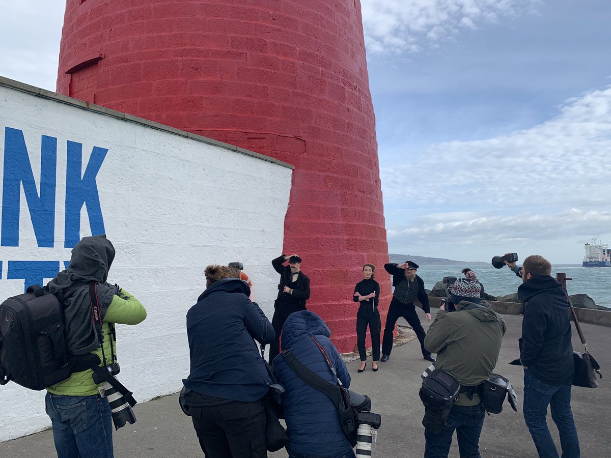 IrishNatOpera's tweet photo. Sad to be nearing the end of our #INOLighthouse tour. Throwing it back to a blustery day in Dublin a few weeks ago and the mother of all photoshoots. It's all about getting that perfect pic 📸
Just a few performances left at @OReillyTheatre @mermaidarts @angrianan https://t.co/EpjO0bAwRv