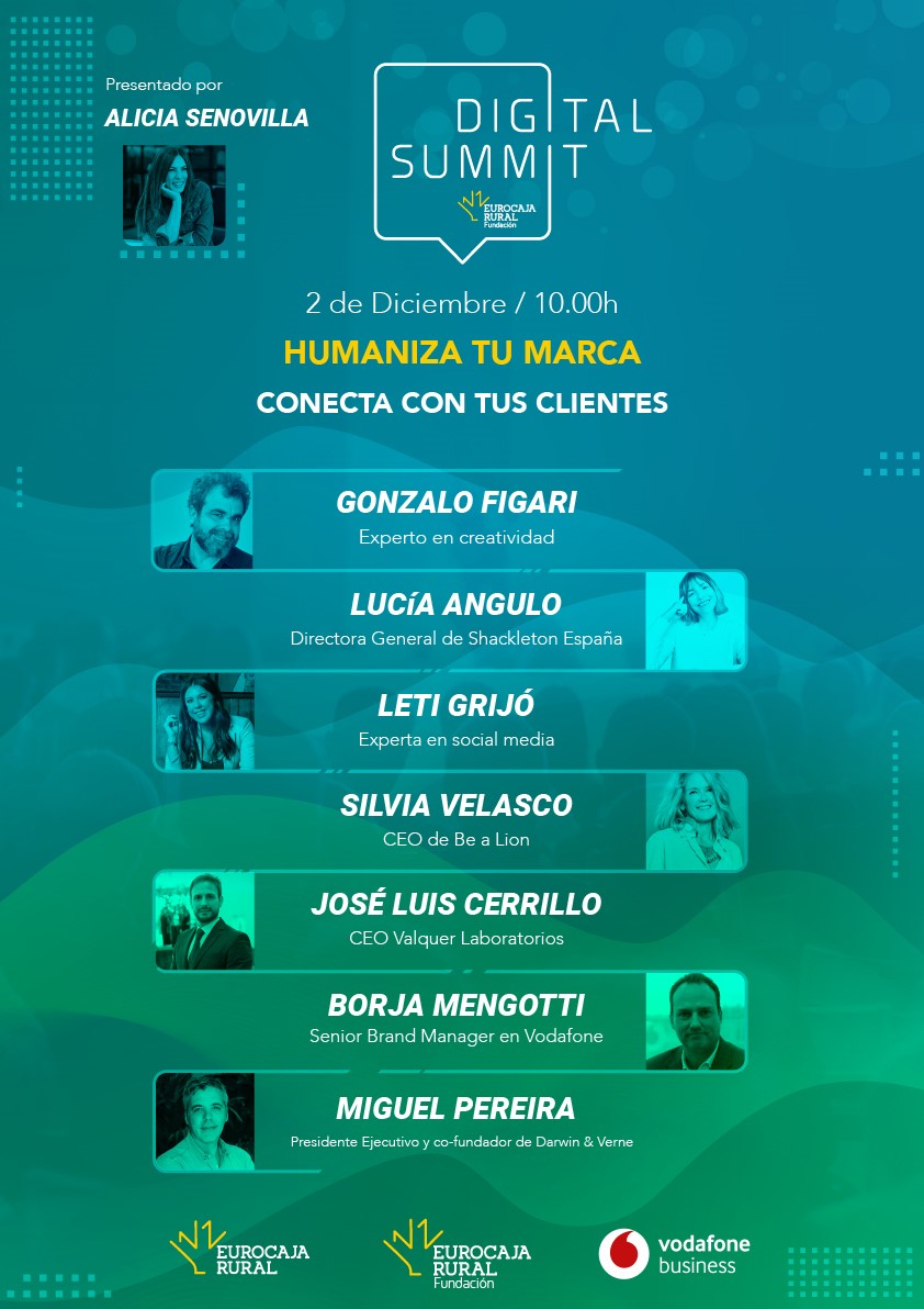 VodafoneEmpresa's tweet photo. @FundacionECR @susanacortesm_ @eurocajarural Enhorabuena por el éxito de vuestro #DigitalSummit21 Fue sencillamente fantástico 👏
Y a todos los ponentes GRACIAS por compartir vuestra visión y experiencias de éxito sobre cómo humanizar las marcas para conectar con los clientes 👏 https://t.co/B3z7O4OsBV