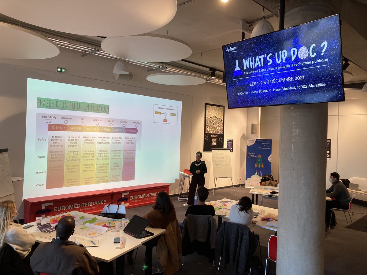 PÉPITE Provence (@pepiteprovence) on Twitter photo Dernière journée #WhatsUpDoc ! 🤯
Workshop 5 « Stratégie de marché » animé par Fanny HAVAS <a href="/CapitaineCocofr/">Capitaine Coco</a> avec présentation de la construction de plan de communication, marketing mix, pipeline acquisition clients, cercle communauté 📣🗣
| <a href="/Bpifrance/">Bpifrance</a> <a href="/PepiteFrance/">Pépite France</a> Dernière journée #WhatsUpDoc ! 🤯
Workshop 5 « Stratégie de marché » animé par Fanny HAVAS <a href="/CapitaineCocofr/">Capitaine Coco</a> avec présentation de la construction de plan de communication, marketing mix, pipeline acquisition clients, cercle communauté 📣🗣
| <a href="/Bpifrance/">Bpifrance</a> <a href="/PepiteFrance/">Pépite France</a>