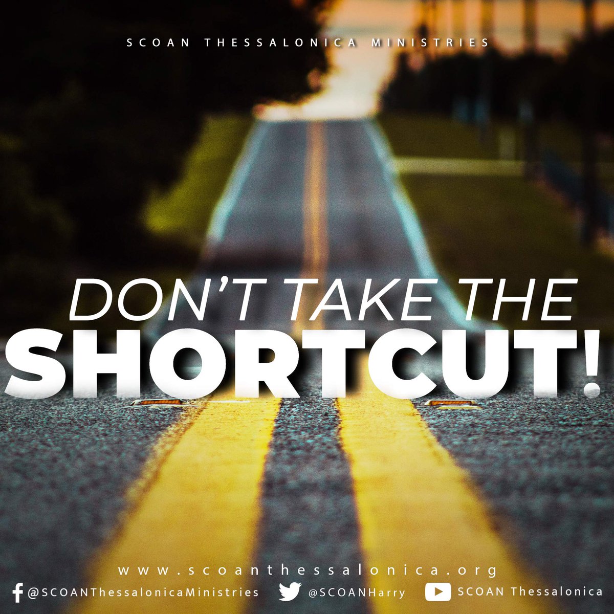CCOANHarry's tweet image. "Many today have changed the course of the history of their lives by taking shortcuts!" - T. B. Joshua

#Patience #TimeForEverything
scoanthessalonica.org