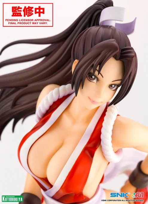 コトブキヤのSNK美少女シリーズ第1弾「不知火舞 -THE KING OF FIGHTERS '98-」のデコマスがメガホビEXPO2021で発表になりました。元イラスト描きました。 