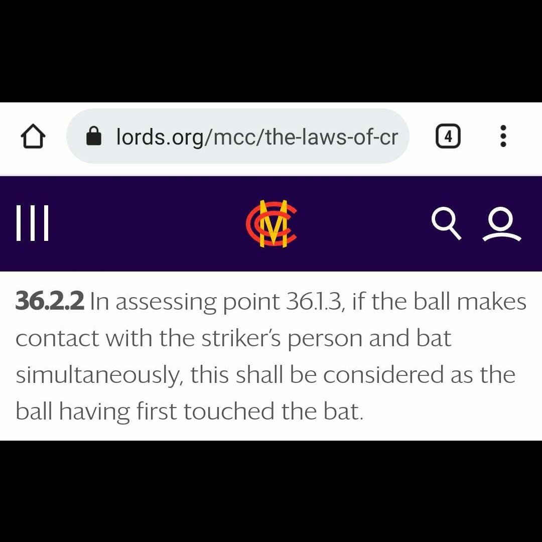 saumya_101's tweet photo. Rule of MCC for LBW. 36.2.2
This is for them who all are saying that it was out and defending Virendra Sharma. It was clearly notout and umpire did that big blunder. @vikrantgupta73 @rawatrahul9 @SushantNMehta @manoj_dimri https://t.co/P0SzsKAVst
