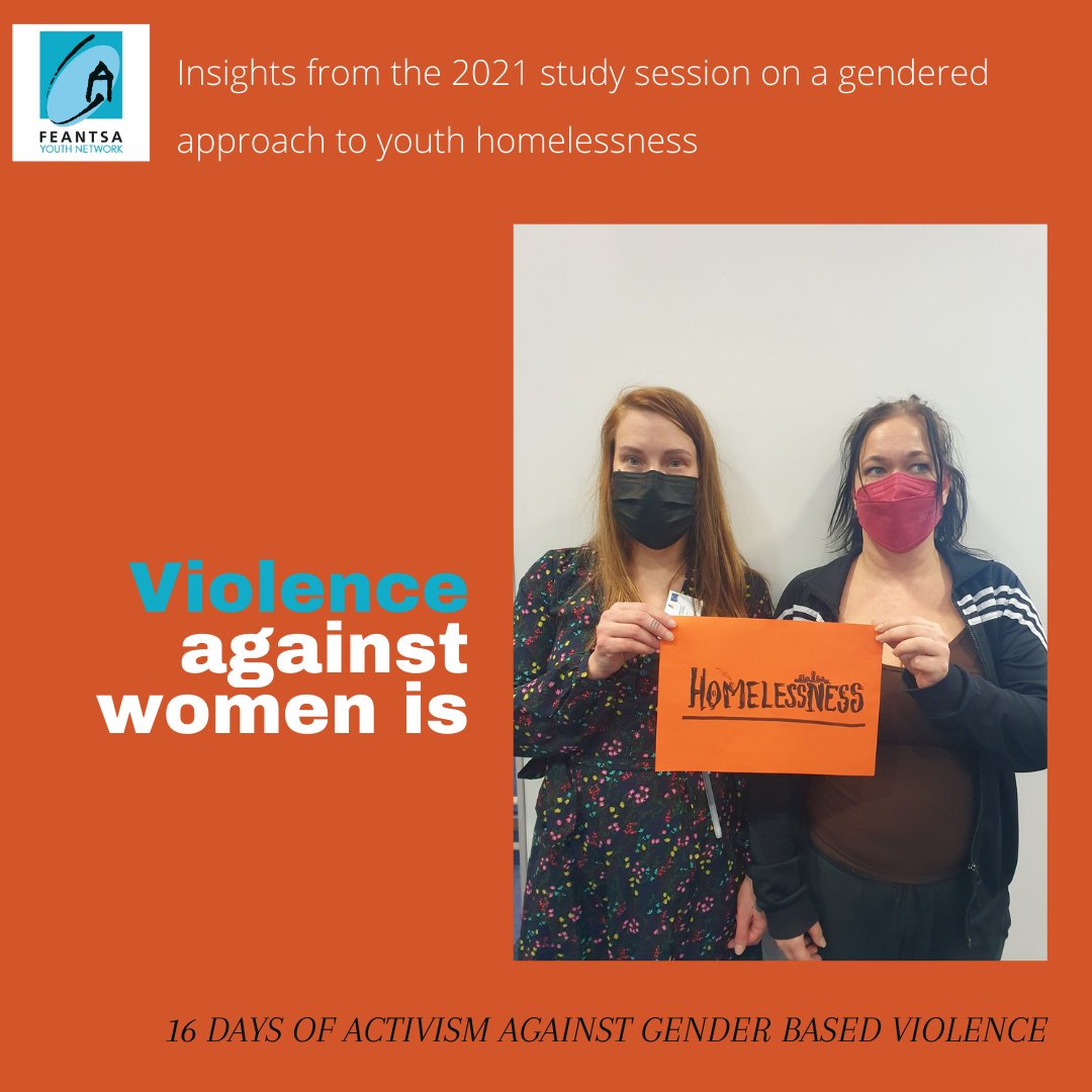 This month we held our annual Youth Study Session, this time focusing on A Gendered Approach to #YouthHomelessness, in Budapest.

For the #16Days of Activism against GBV, the group came up with a photo campaign "Violence against women is..." that we will share daily until Dec 10.