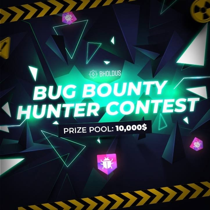 bholdusindia's tweet photo. #BHOLDUS BUG BOUNTY 🦠
A $10,000 PRIZE POOL!

Prioritizing cyber security, we want to rely on the community’s safety net to bolster our processes.

⏰ 01/12/21 -> 15/12/21

⚠️CONTEST RULES: 
https://t.co/EPugRfYzgD…
Every participant will be bound by the rules stated. Good luck! https://t.co/EjLsQtAcMU