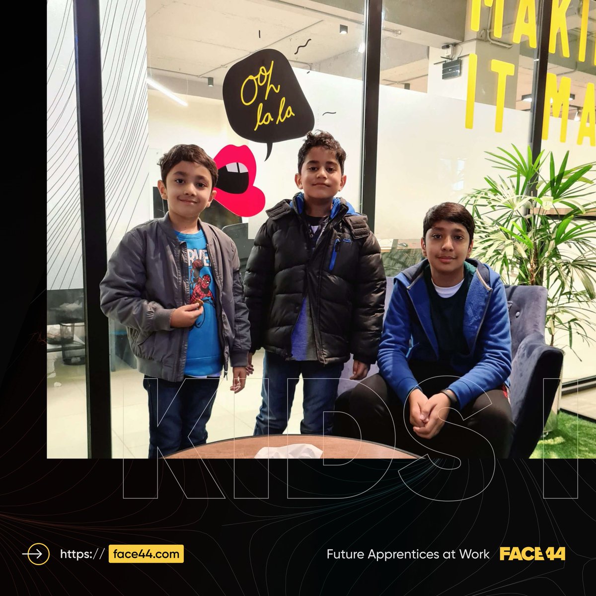 Face44_Official's tweet photo. We love to see the children @ work!
Start โem young! Theyโre tomorrow's young professionals ๐ฉโ๐ฌ
Share with us your moments with little ones at the workplace ๐๐๐ถ
#kidsatwork #kidsinoffice #face44 #designagency #digitaldesign #digitalsupport #agencylife #design #graphicdesign https://t.co/gIaMXPTfok