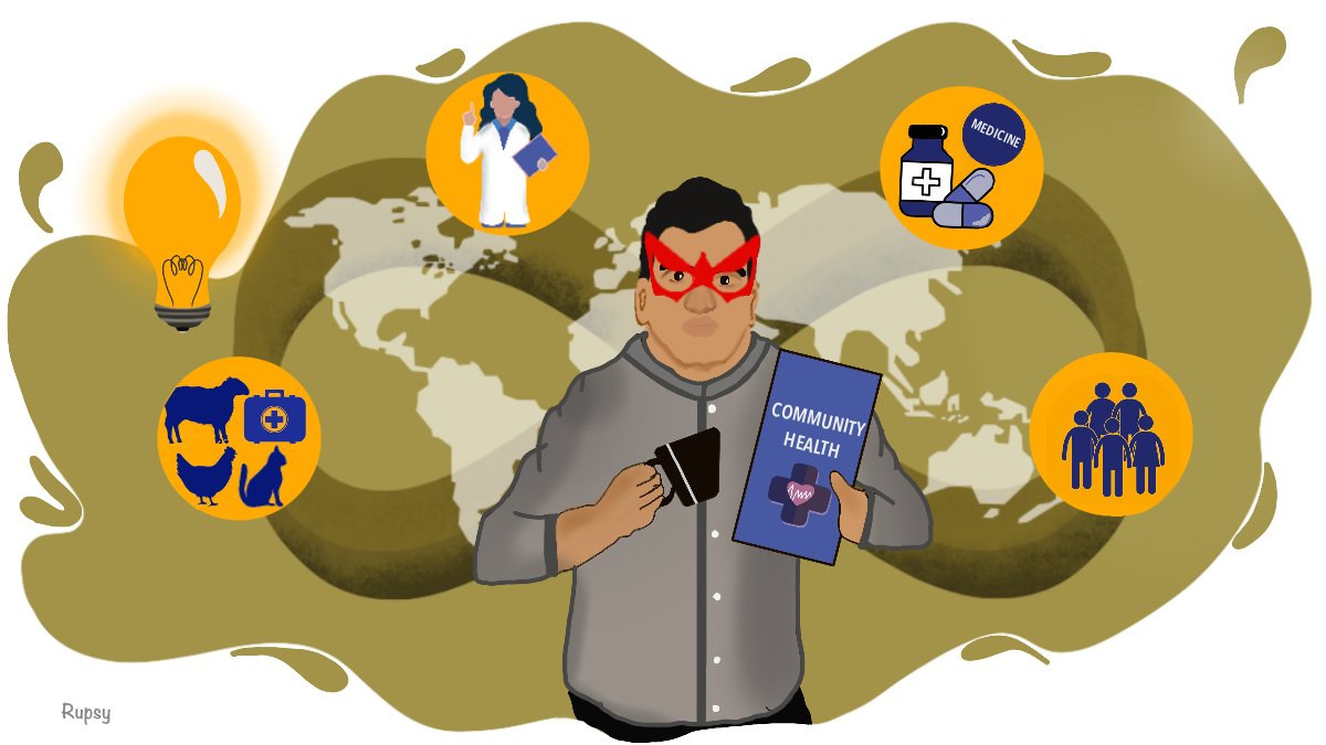 SaSuperbugs's tweet photo. Ever heard of ‘Antibiotic Smart Communities’? Learn about it &amp; other imp community interventions by our next #SaSAMRChampion @pilimat @reactgroup to tackle #AMR👉🏾https://t.co/er2f86EynR

Thank you @kaul_moneca for coordinating the interview &amp; @Rupsykhurana for this fun cover art! https://t.co/NJVkx3bFKX